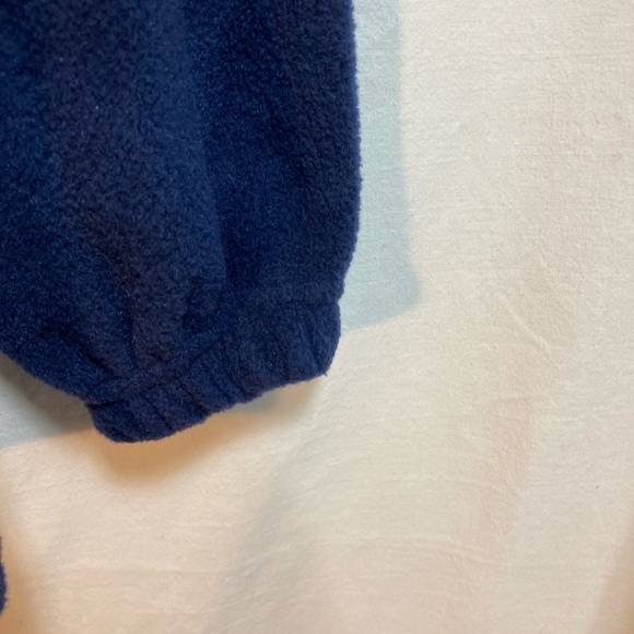 MOUNTAIN RIDGE MENS CLIMATE EQUIPMENT FLEECE PULLOVER JACKET NAVY BLUE SIZE MED - Picture 2 of 10